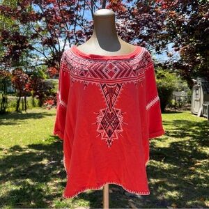 Free People Avalon Embroidered Crop Top